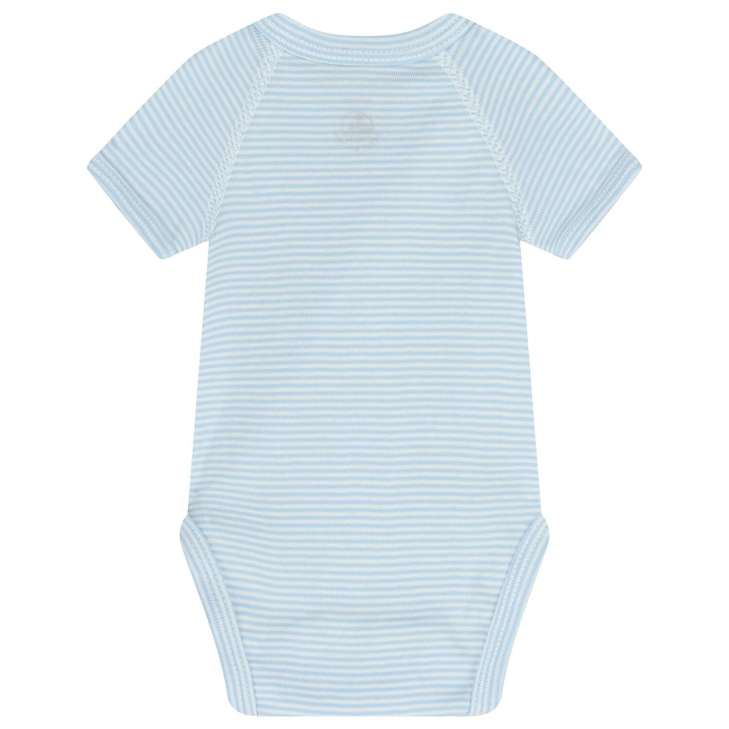 Baby Boys Blue & Ivory Whale Bodysuit ( 3-Pack ), 1, hi-res