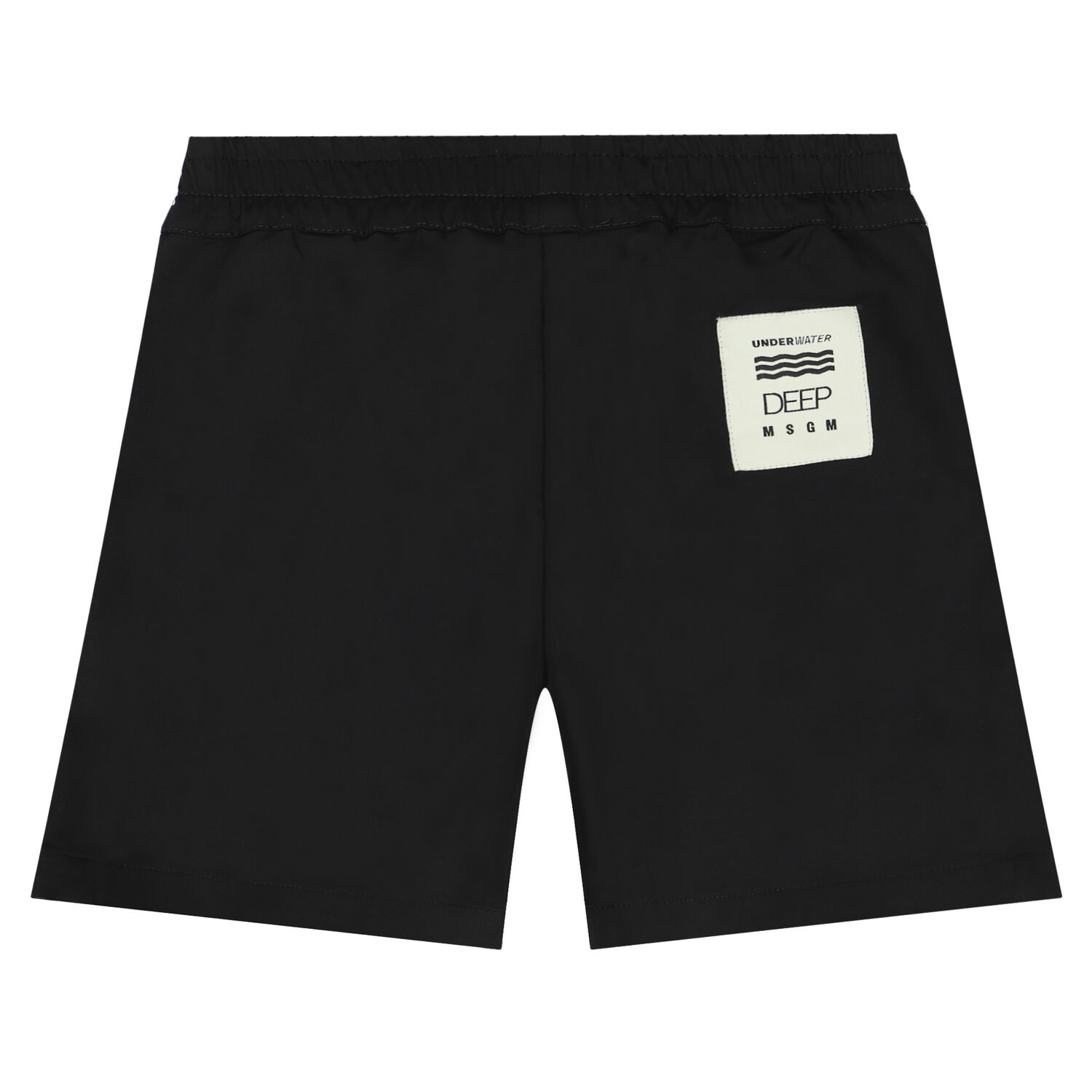 Boys Black Logo Shorts, 1, hi-res