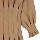 Girls Beige Scuba Dress, 1, hi-res