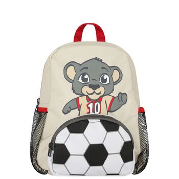 Boys Beige Tiger Backpack