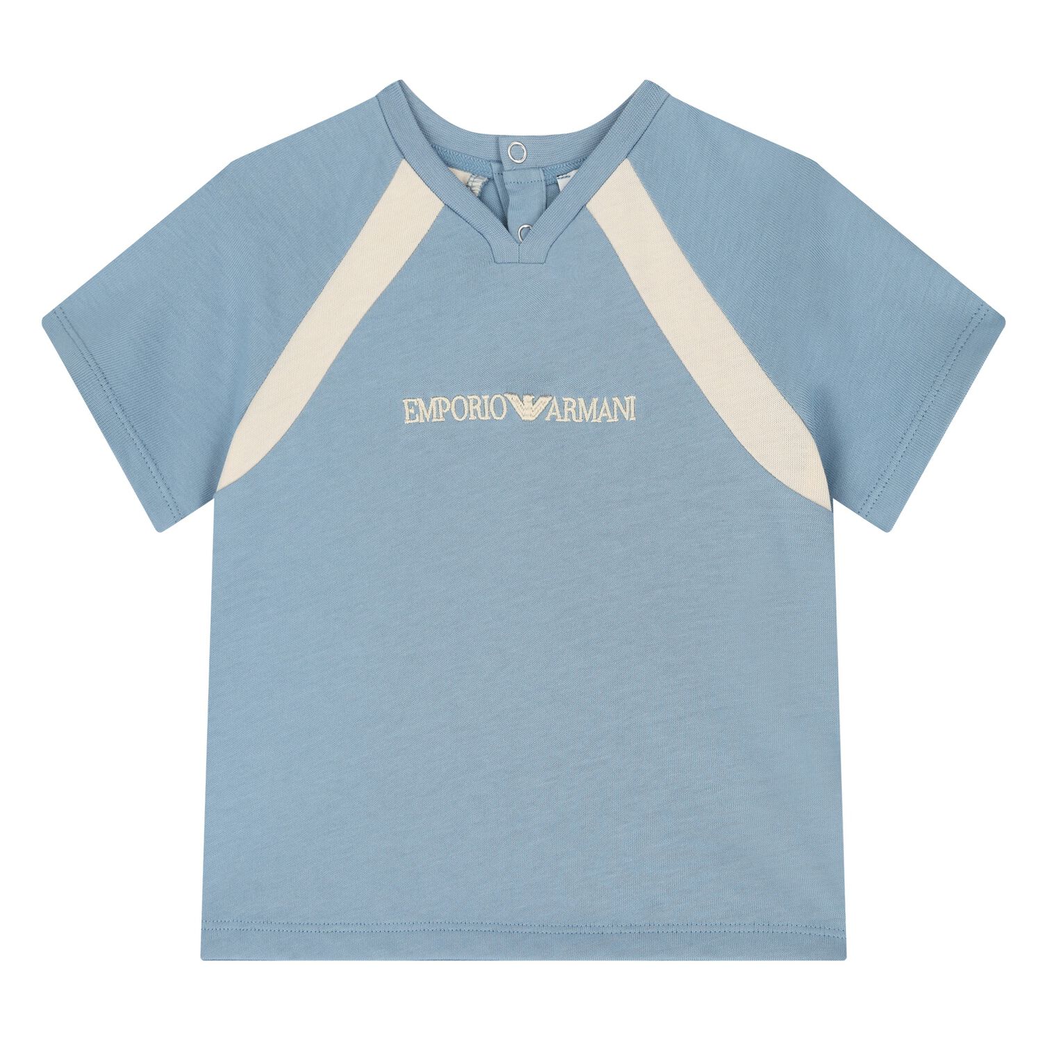 Younger Boys Blue Logo T-Shirt, 2, hi-res