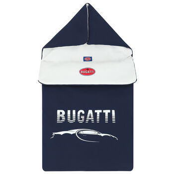 Baby Boys Navy & White Logo Nest