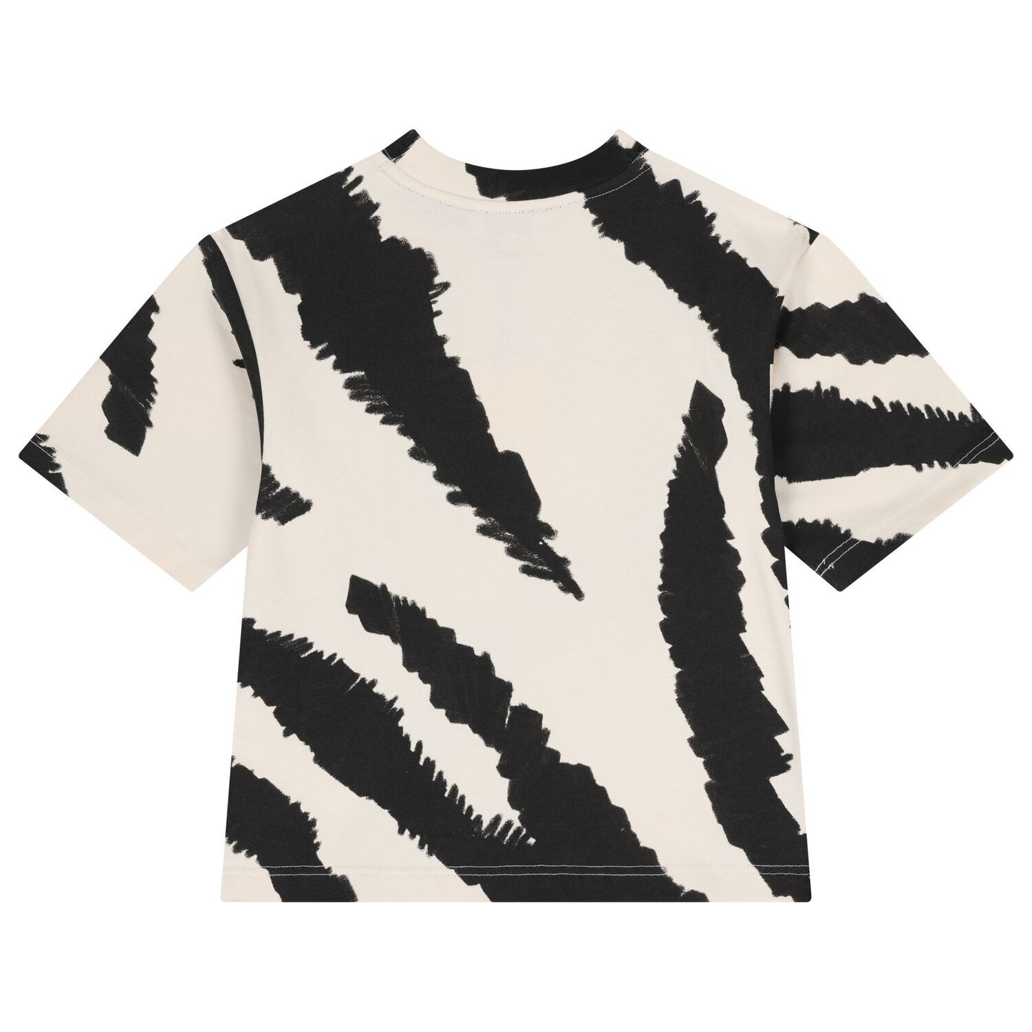 Boys Black & Ivory Zebra T-Shirt, 1, hi-res image number null