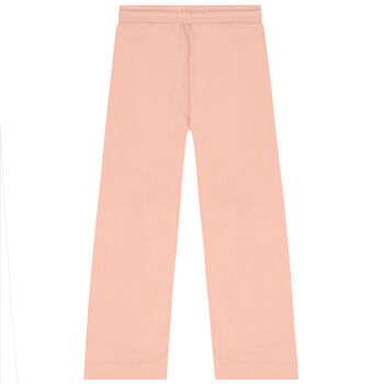 Girls Pink Logo Joggers