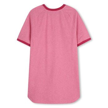 Girls Mini Me Pink Logo Dress 
