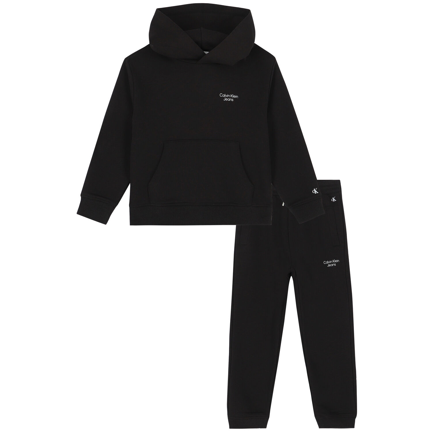 Boys Black Logo Tracksuit, 1, hi-res image number null