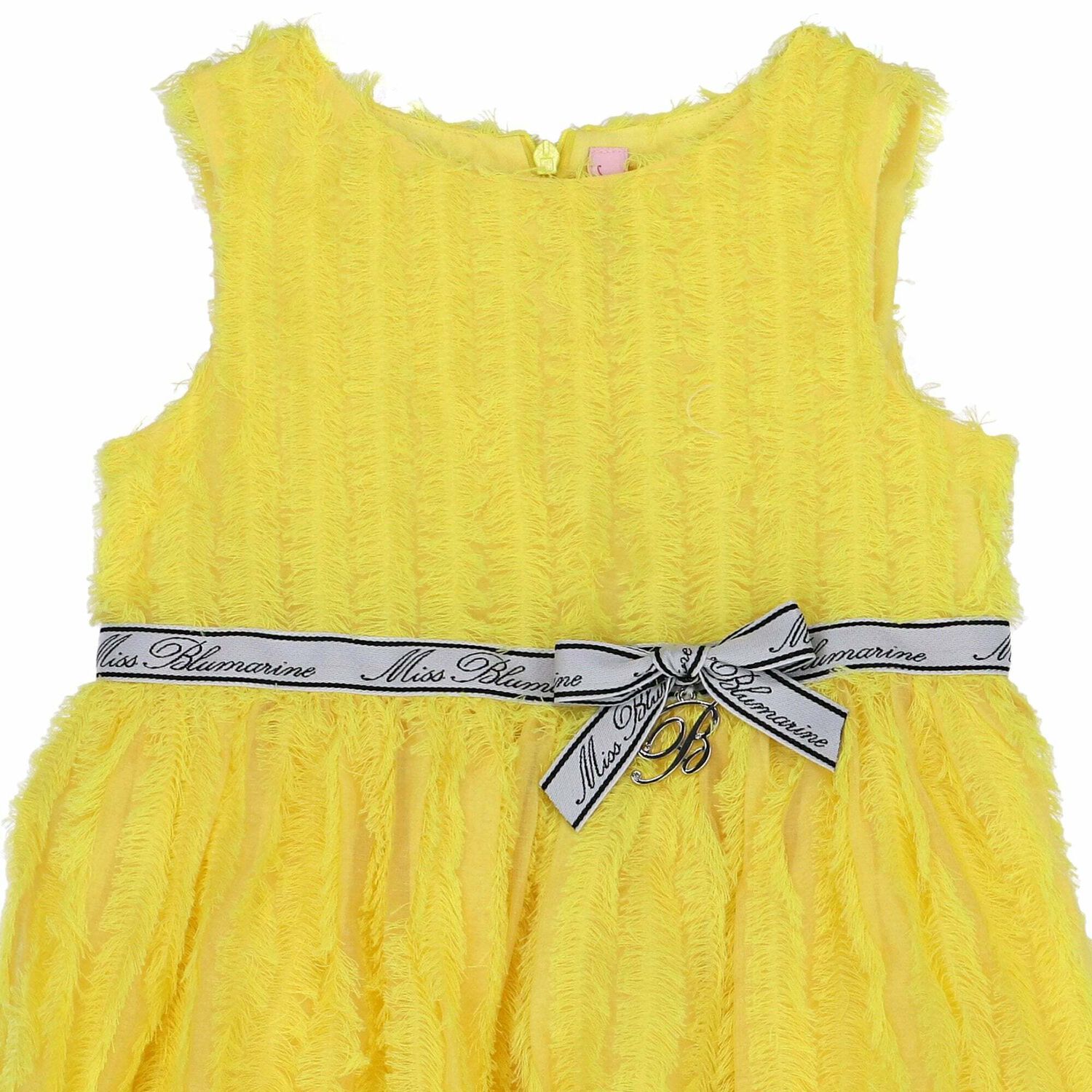 Girls Yellow Logo Dress, 1, hi-res image number null