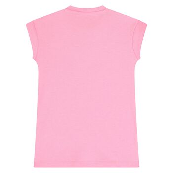 Girls Pink Choupette Logo Dress