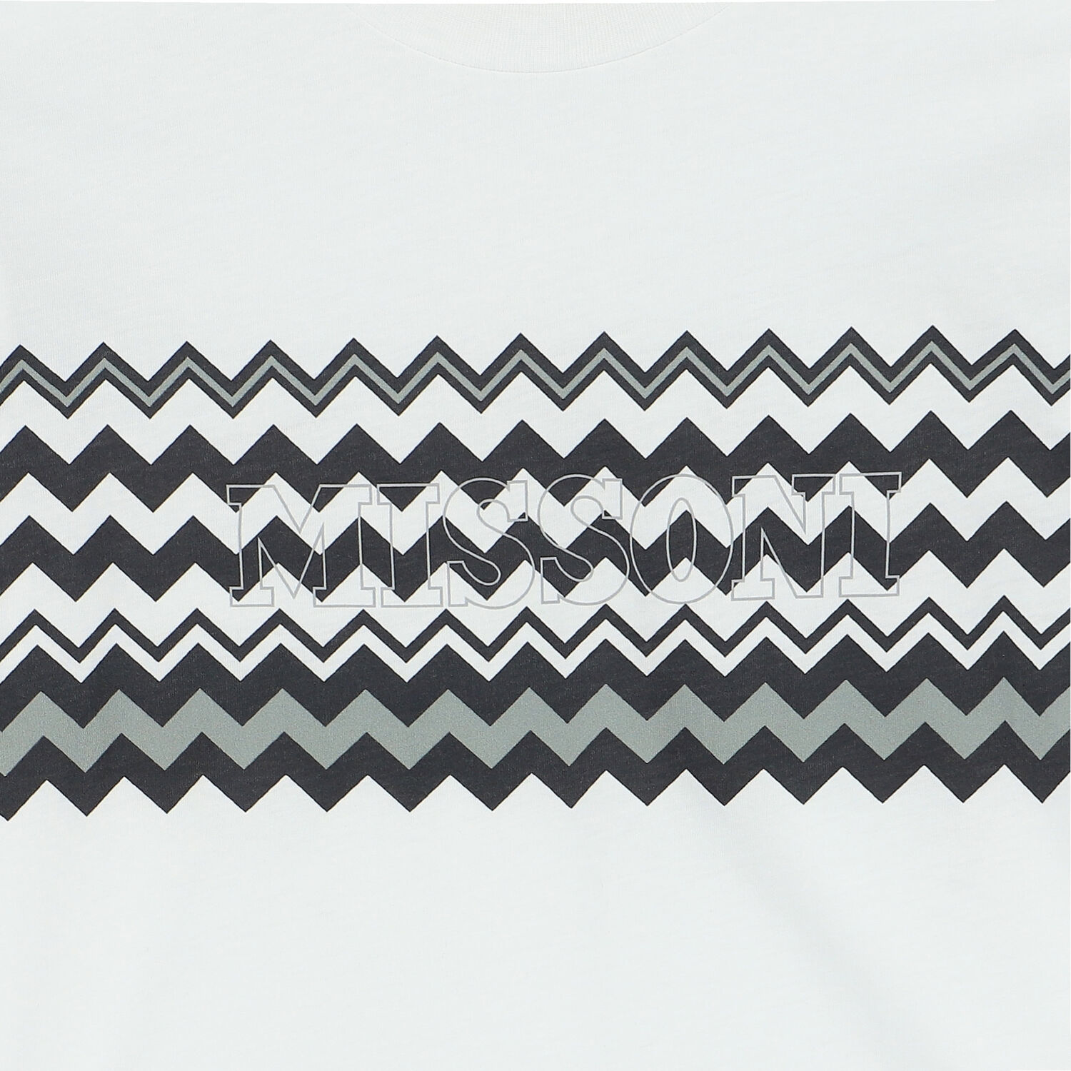 تيشيرت أولاد بالشعار باللون الابيض, 1, hi-res