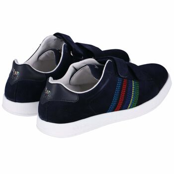 Younger Boys Navy Sneakers