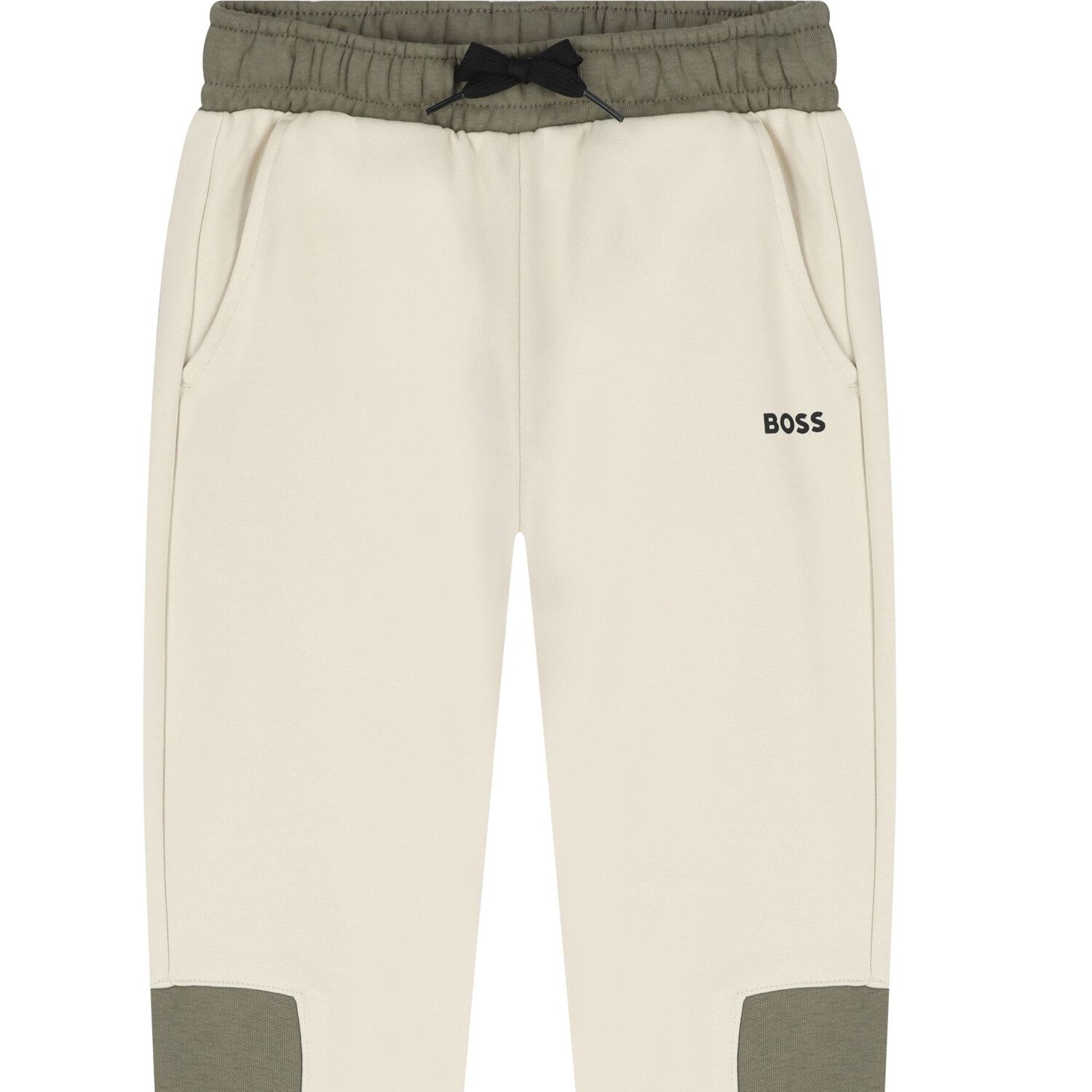 Boys Ivory Logo Joggers, 1, hi-res