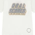 Boys White & Beige Shorts Set, 1, hi-res