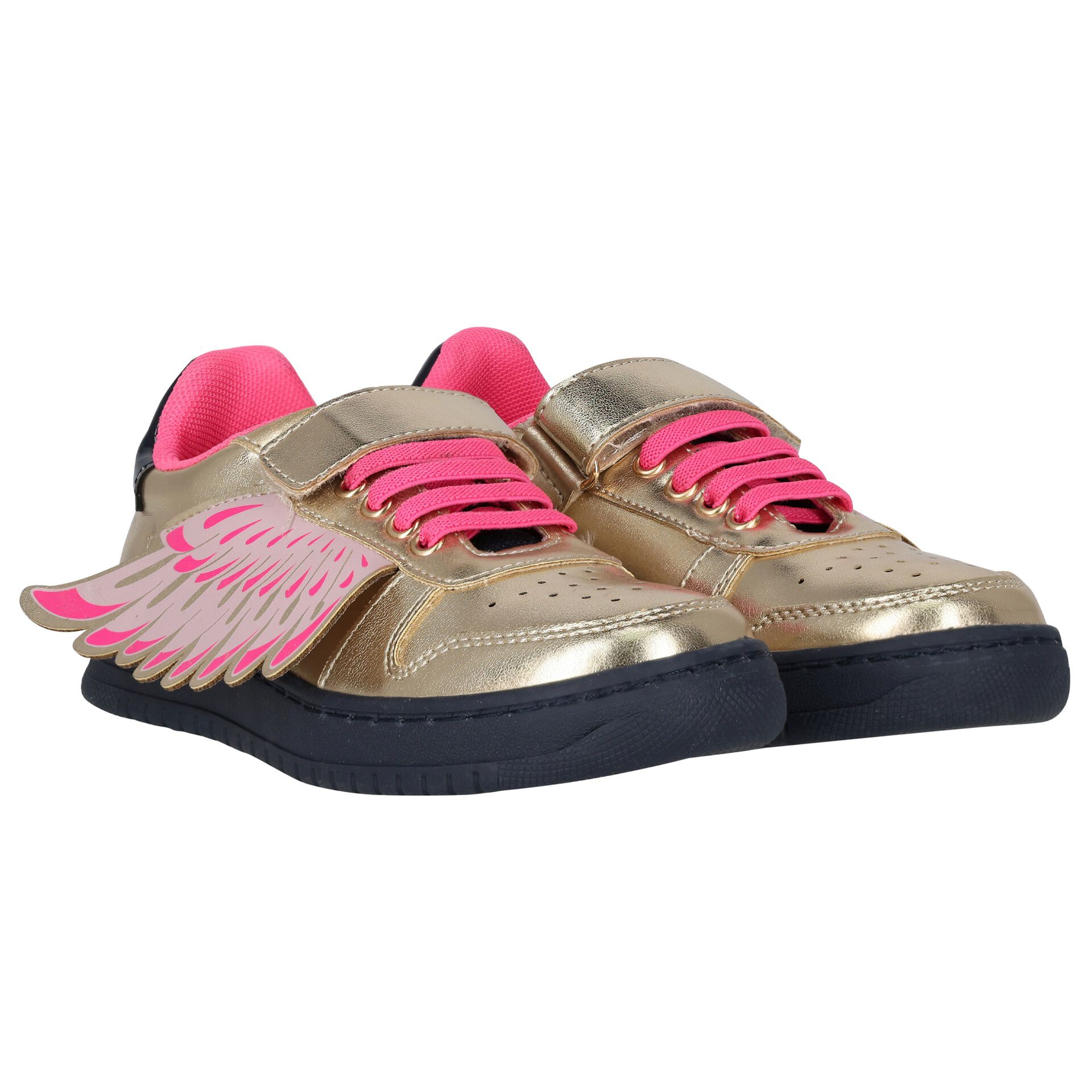 Ladies gold coloured trainers store