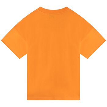 Boys Orange Tiger T-Shirt