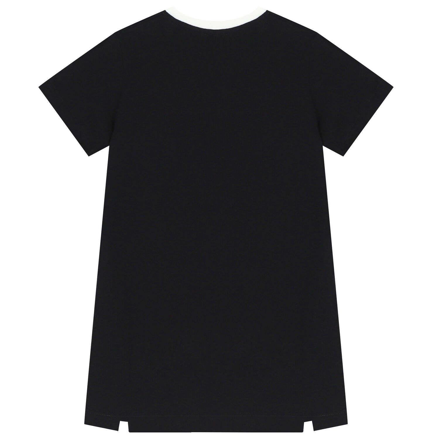 Girls Black Logo T-Shirt Dress, 1, hi-res image number null