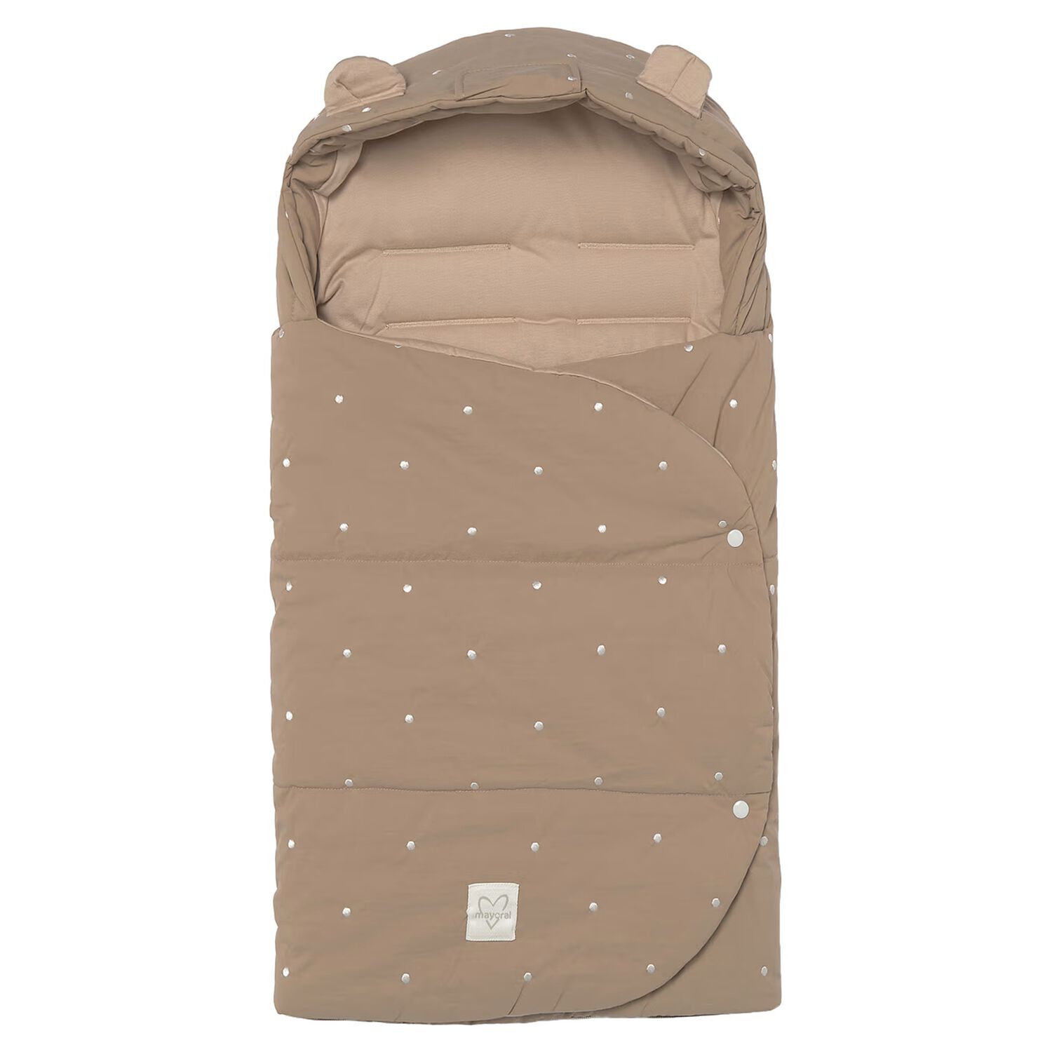 Beige Dots Baby Nest, 2, hi-res