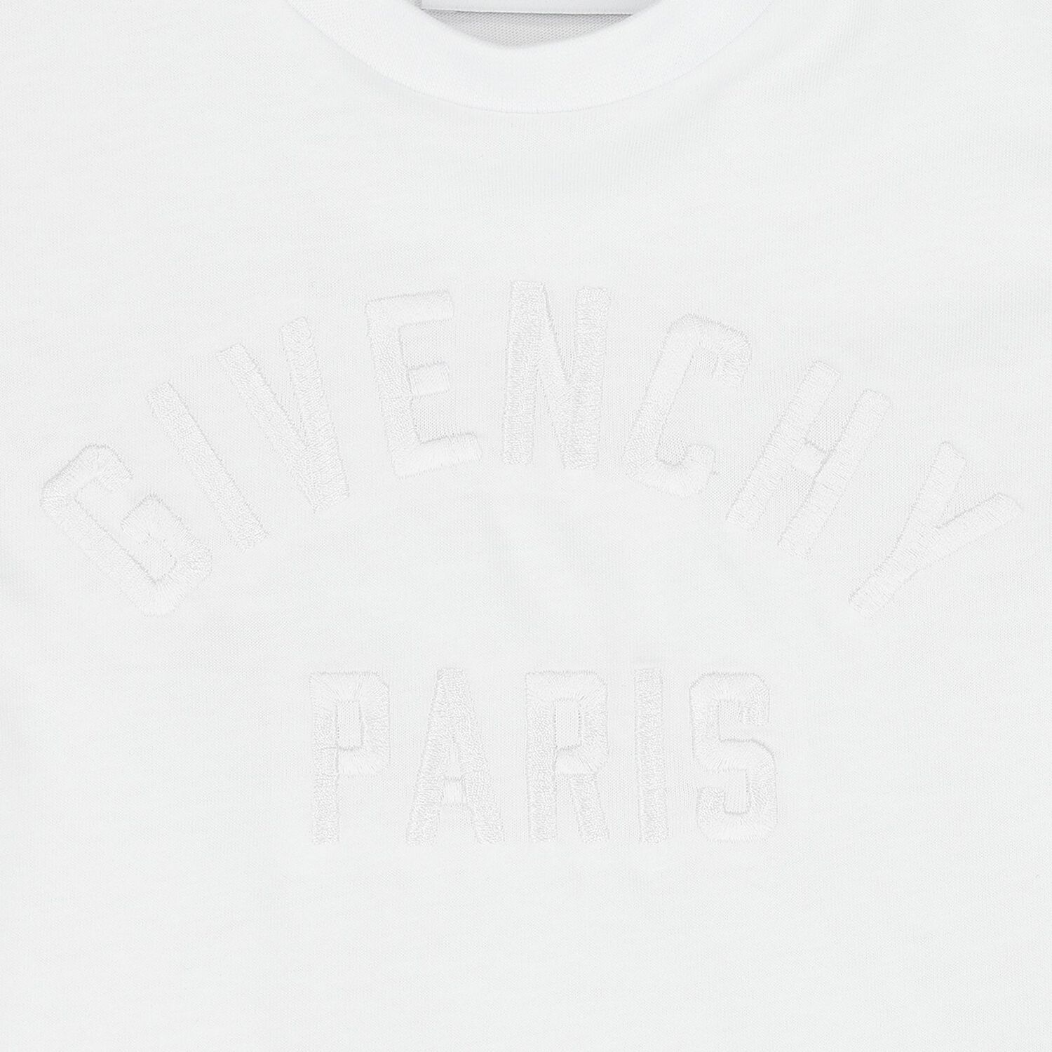 Younger Boys White Logo T-Shirt, 1, hi-res