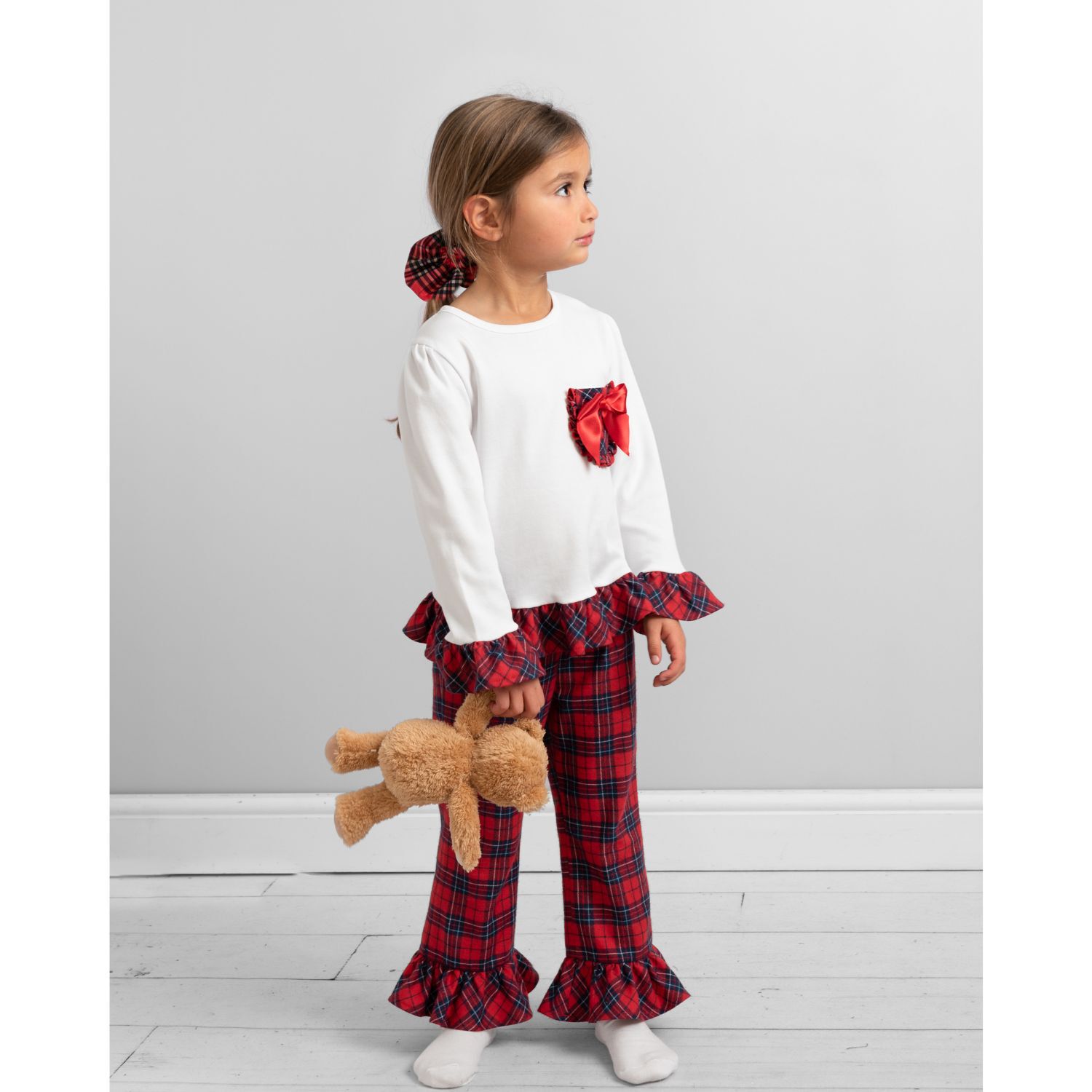 Childrens check pyjamas new arrivals