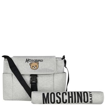 Grey Teddy Bear Logo Baby Changing Bag ( 40CM )