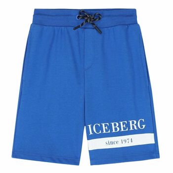 Boys Blue Logo Shorts