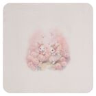 لفافة الموسلين للبنات بطبعة أرنب باللون الوردي ( قطعتين ), 1, hi-res