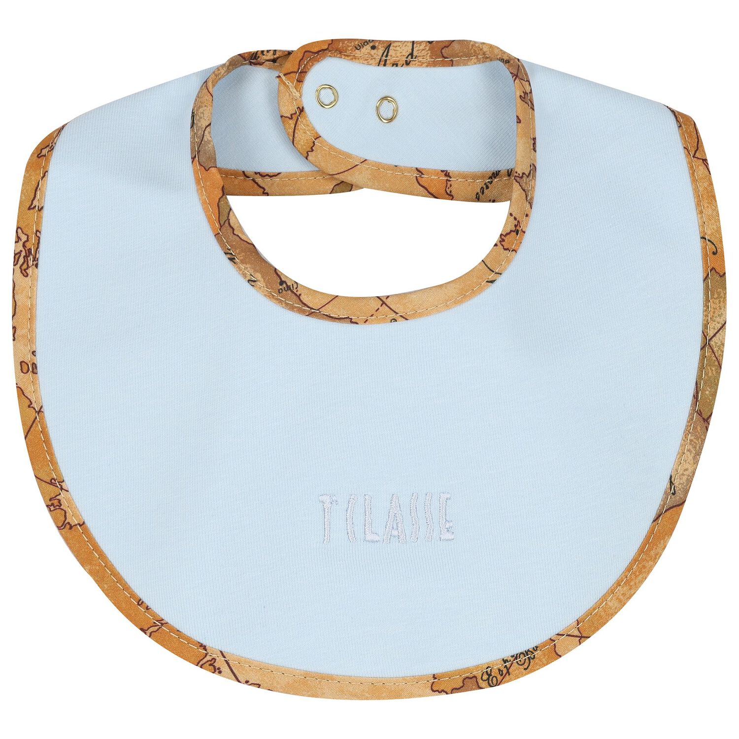 Baby Boys Blue & Beige Geo Map Babygrow Gift Set, 1, hi-res