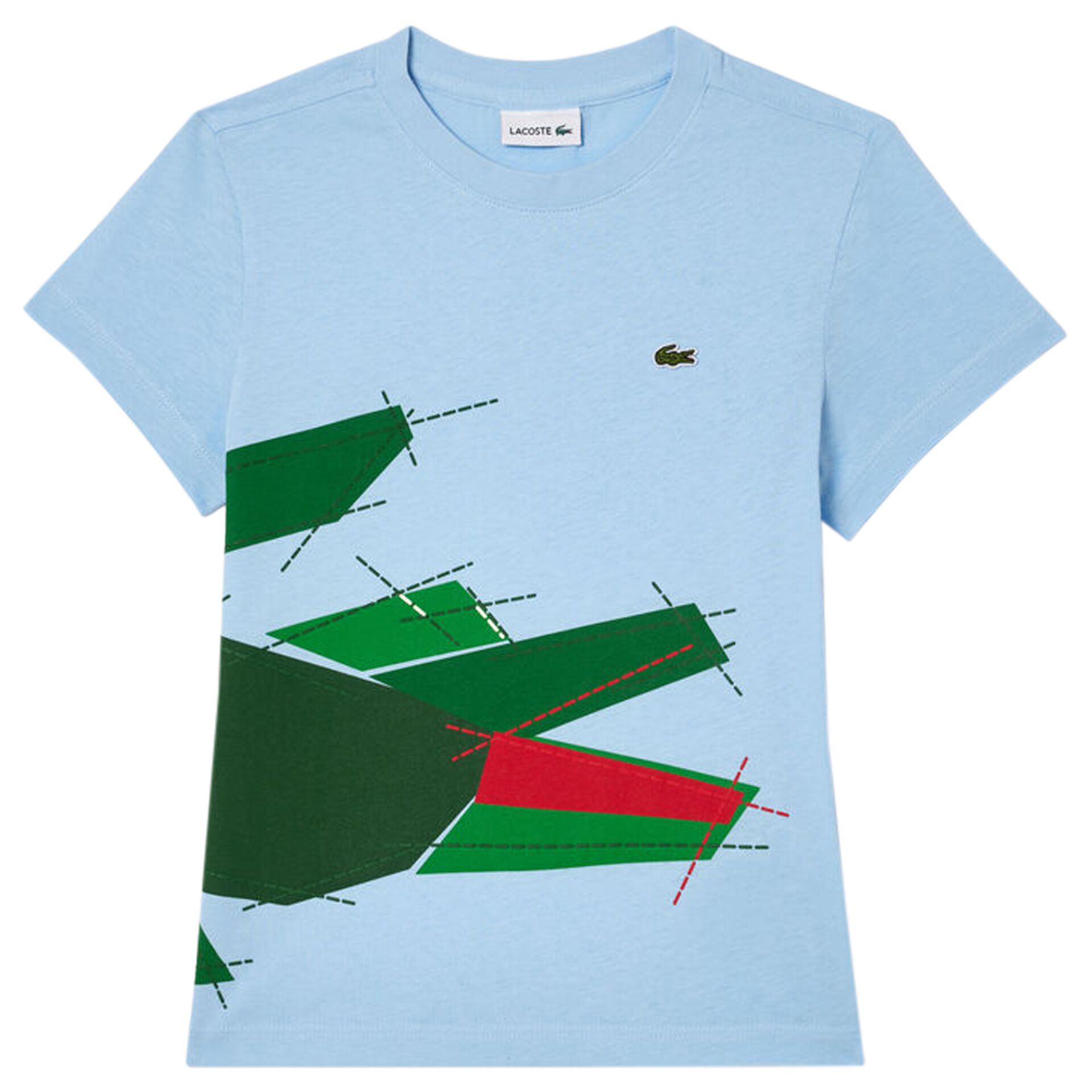 Lacoste Boys Blue Logo T Shirt Junior Couture Bahrain