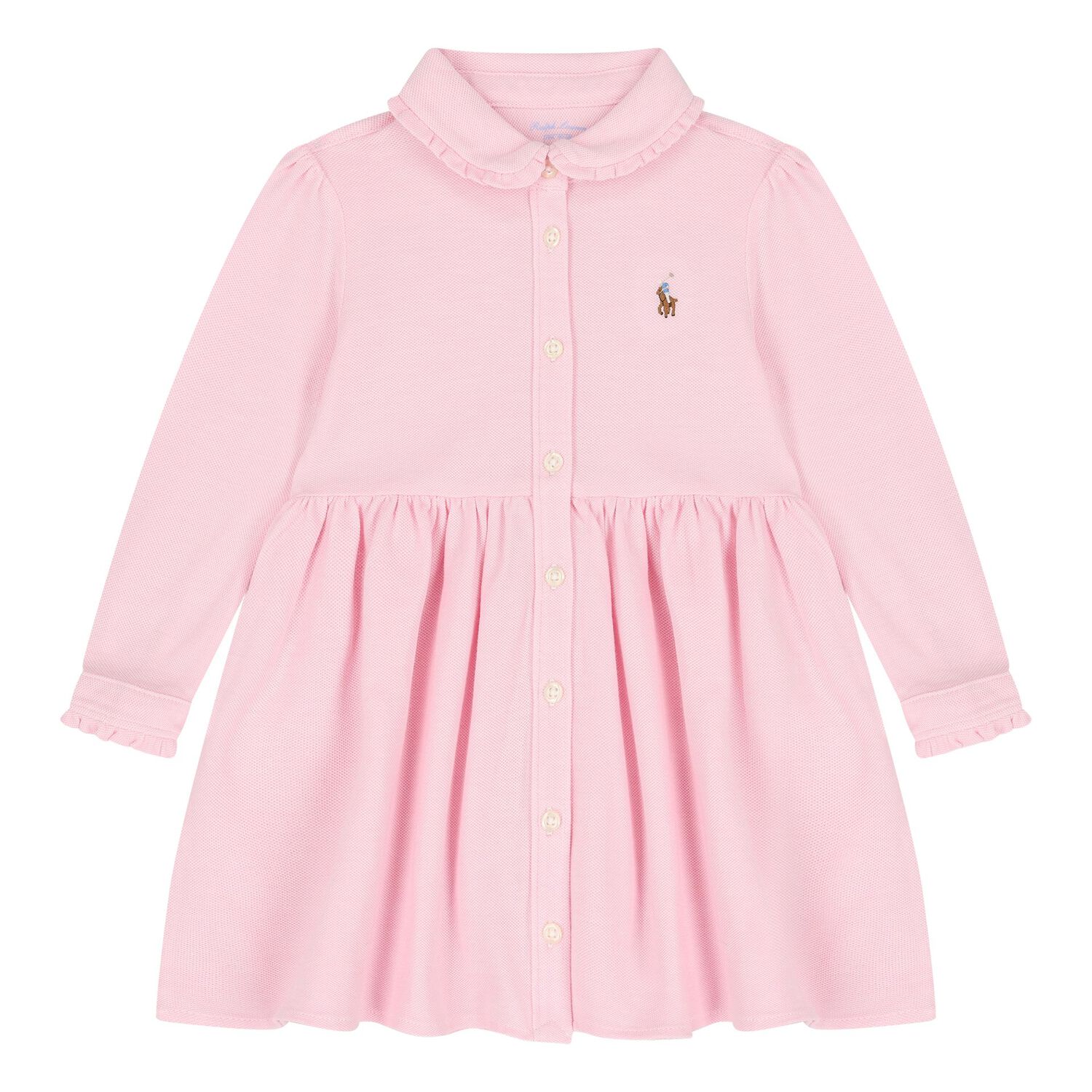 Baby Girls Pink Logo Dress Set, 1, hi-res