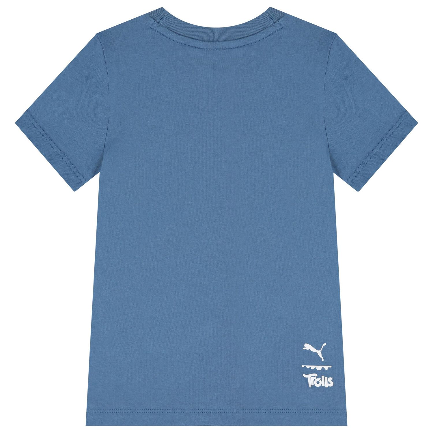 Boys Blue Trolls Logo T-Shirt, 1, hi-res image number null