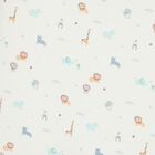 Ivory & Blue Safari Hooded Reversible Baby Nest, 1, hi-res