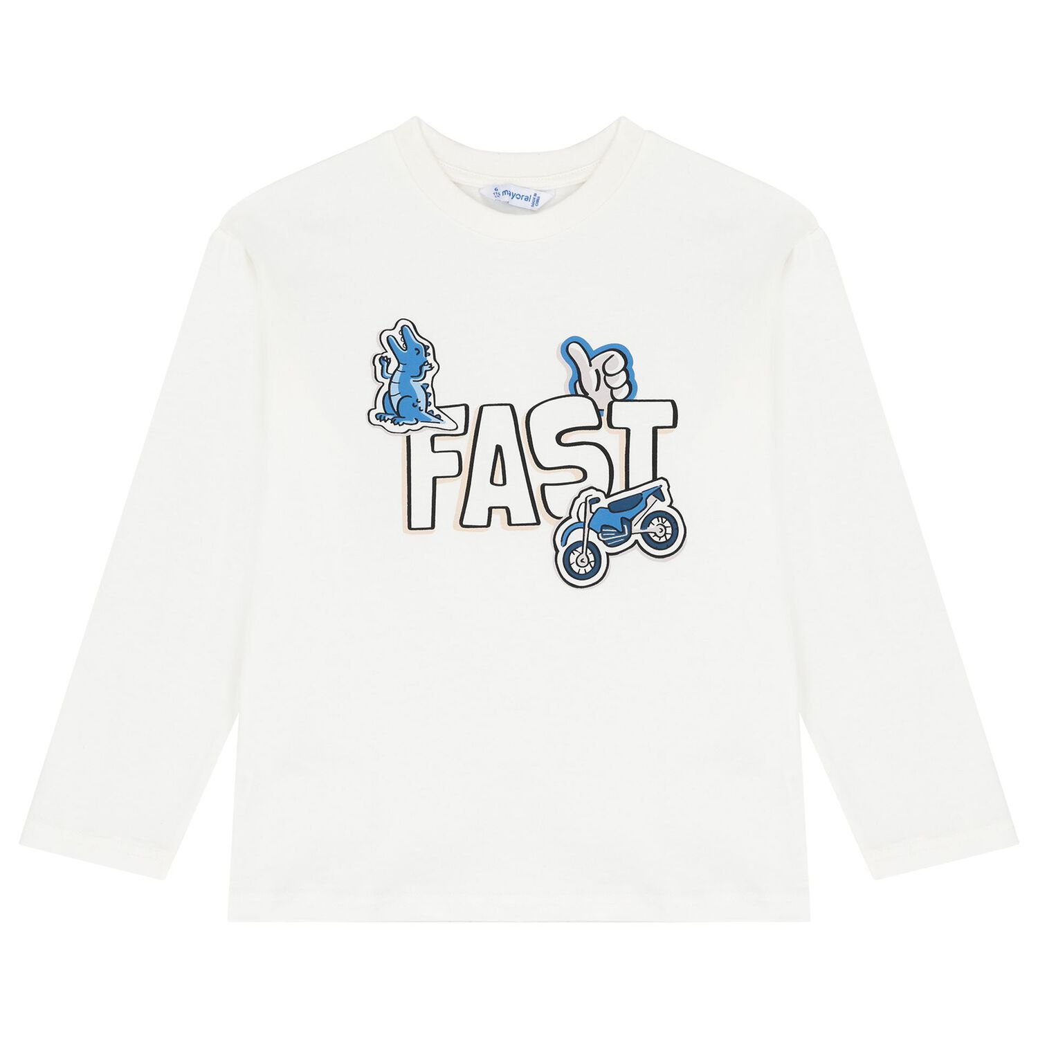 Boys White, Grey & Navy Blue Tracksuit Set (3 Piece), 2, hi-res