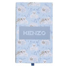 طقم أفرول بالشعار باللون الأزرق لللأولاد, 1, hi-res