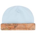 Baby Boys Beige & Blue Geo Map Babygrow Gift Set, 1, hi-res