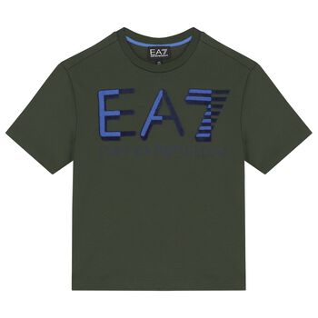 Boys Green Logo T-Shirt