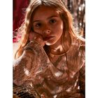 Girls Pink Sequins Long Sleeve Top, 1, hi-res