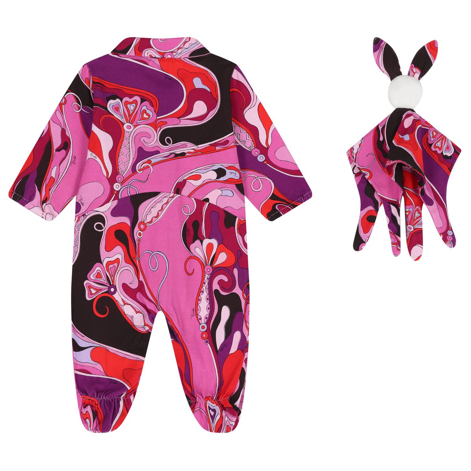 Baby Girls Multi-Coloured Orchidee Babygrow Gift Set, 1, hi-res