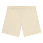 Younger White & Beige Teddy Bear Shorts Set, 2, hi-res
