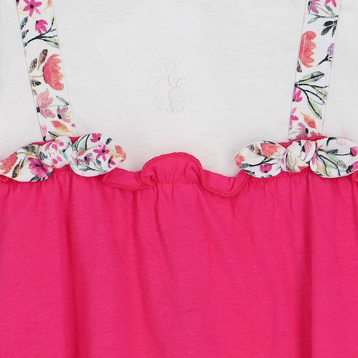 رومبير بنات باللون الابيض والزهرى, 1, hi-res