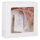 طوق شعر تول بطبعة الزهور باللون الكحلي, 3, hi-res