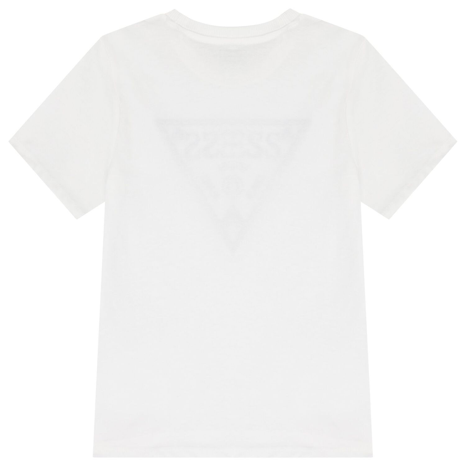 Boys White Logo T-Shirt, 3, hi-res image number null