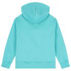 Turquoise Logo Hooded Top, 4, hi-res
