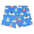 Baby Boys Blue & White Swim Set, 2, hi-res