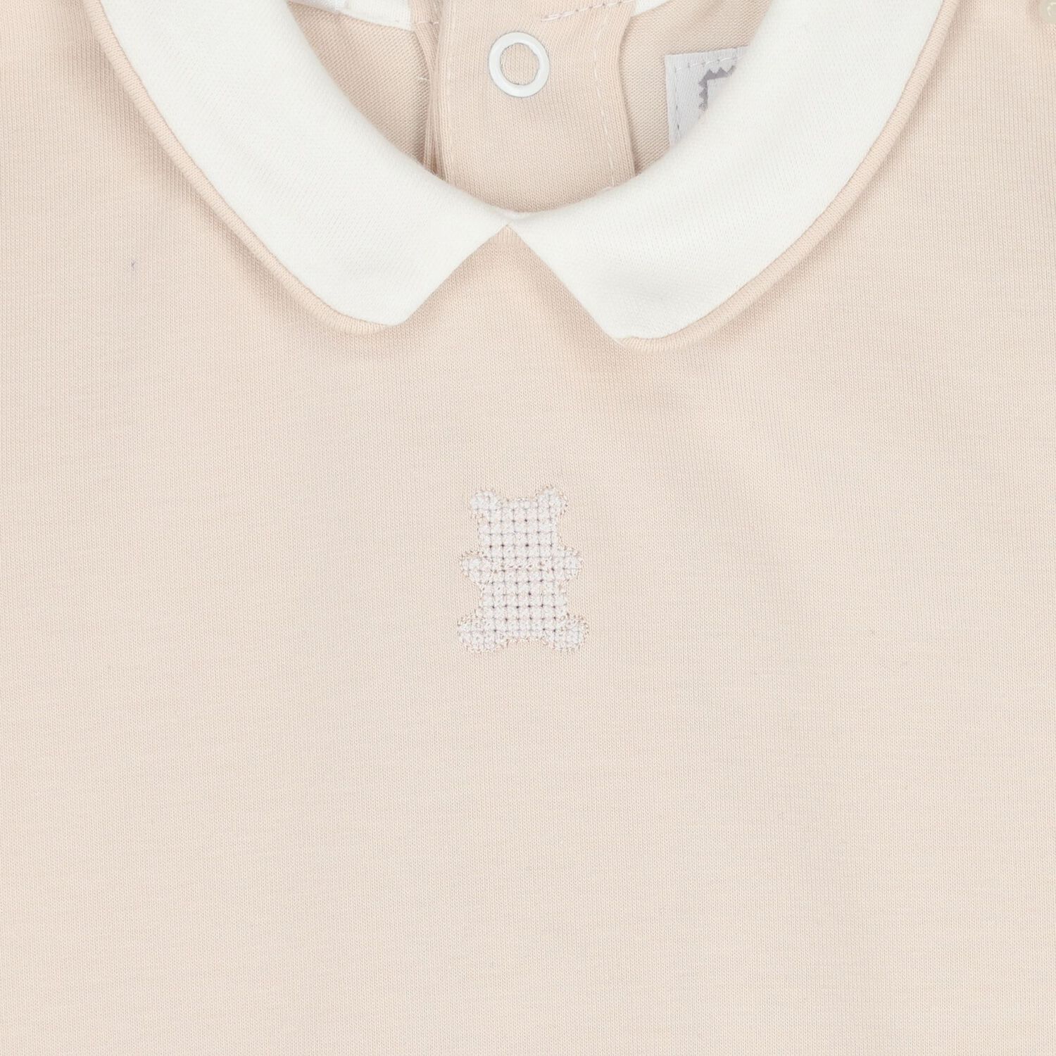 طقم ملابس للأولاد بتصميم دب تيدي باللون البيج, 2, hi-res