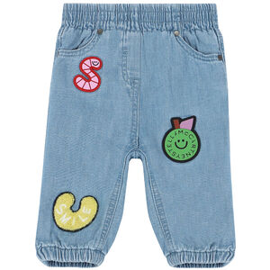 Younger Girls Blue Denim Trousers