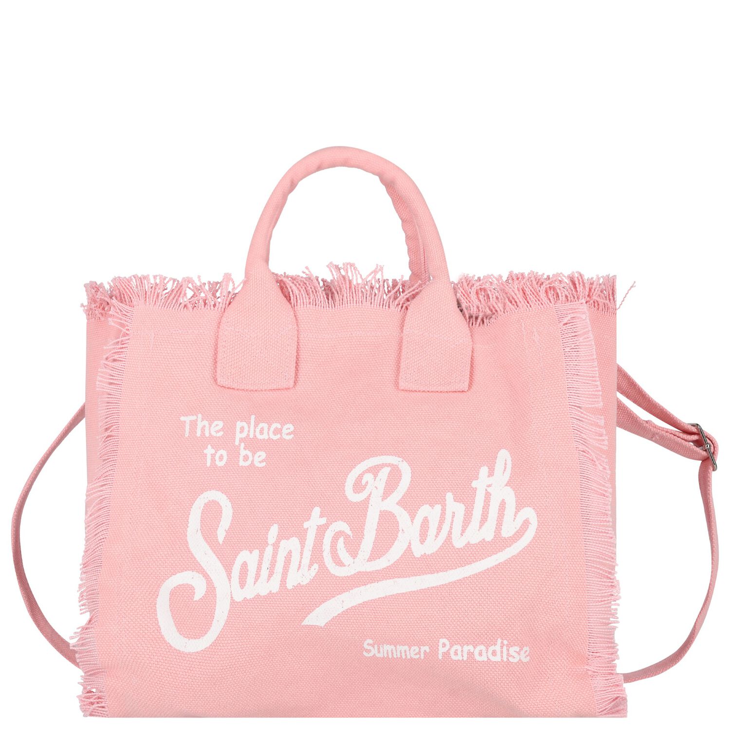 Girls Pink Logo Tote Bag, 1, hi-res