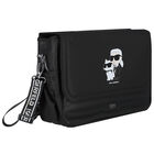 Black Logo Baby Changing Bag, 1, hi-res
