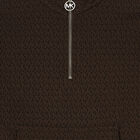 Girls Brown Logo Sweatshirt Dress, 1, hi-res