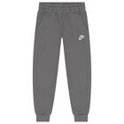 Boys Beige Swoosh Logo Tracksuit, 3, hi-res