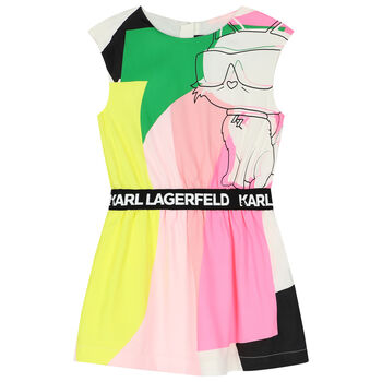 Girls Multi-Coloured Choupette Dress