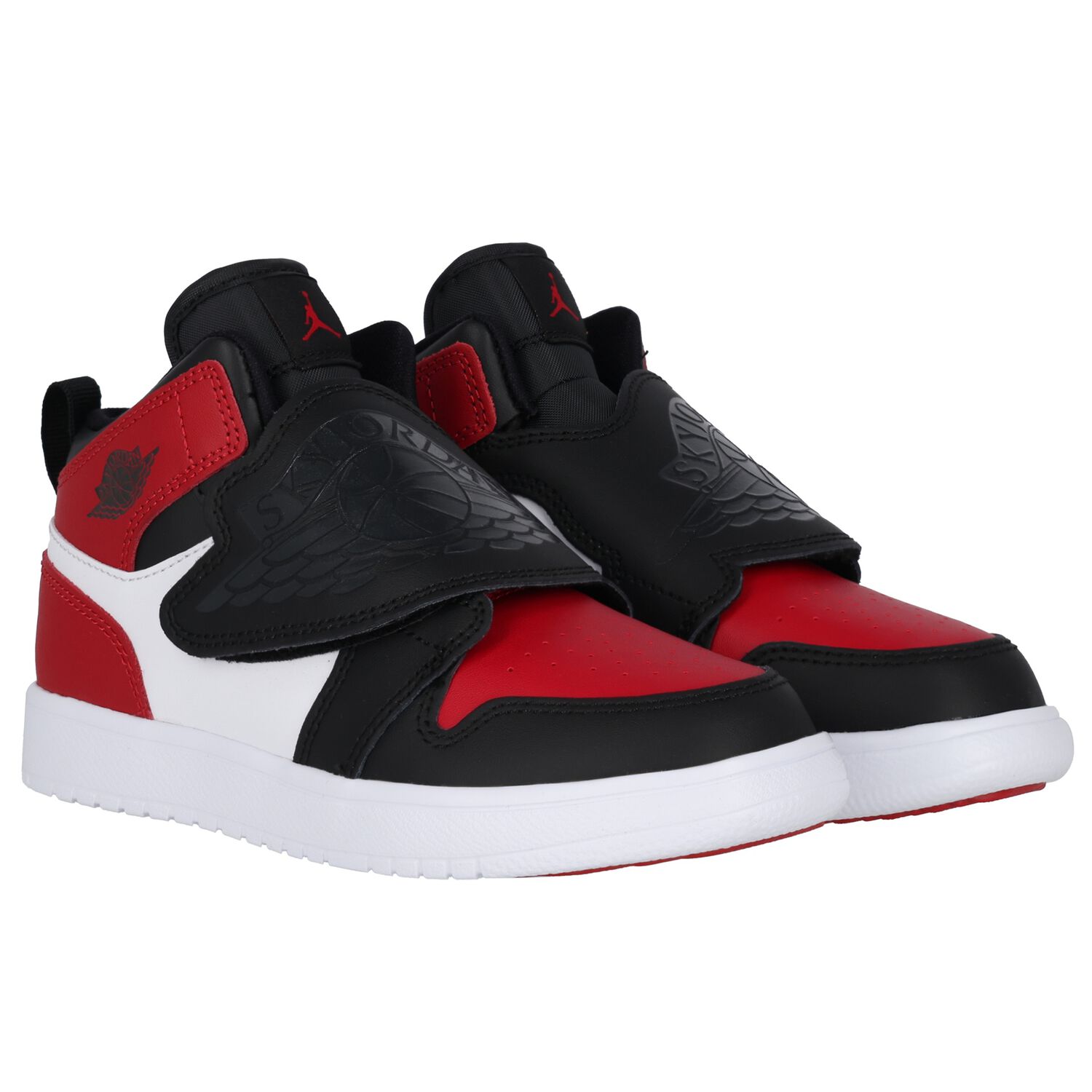 Nike Kids Black, Red White Sky Jordan Trainers Junior Couture